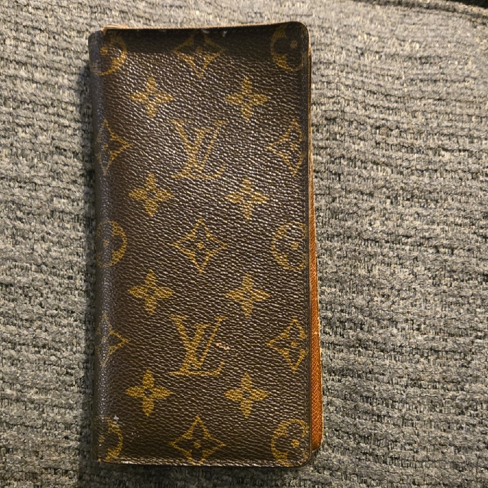 Louis Vuitton Brown and Gold Monogram Wallet